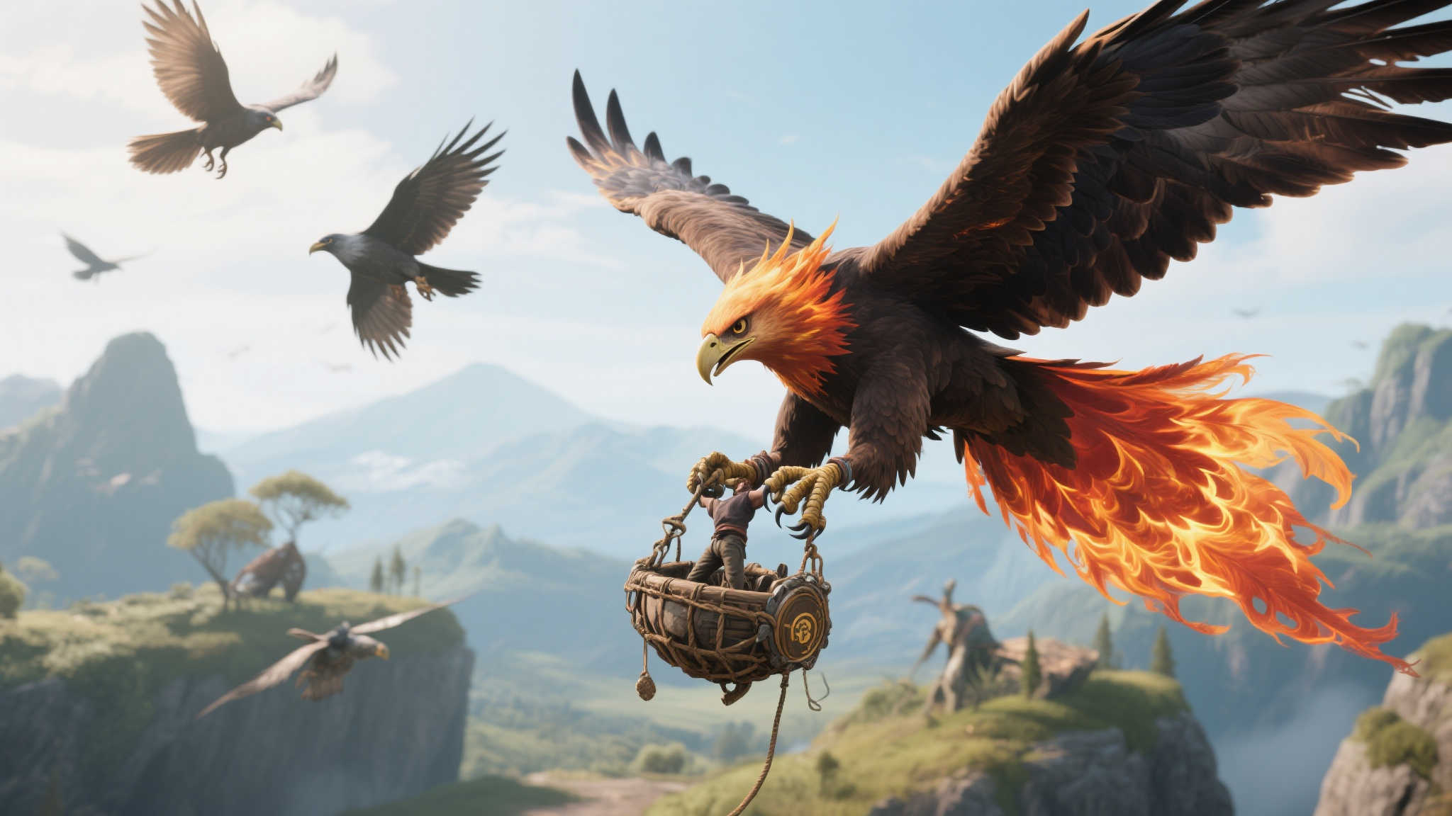 二：如何将鸟抓人的机制融入游戏
要实现