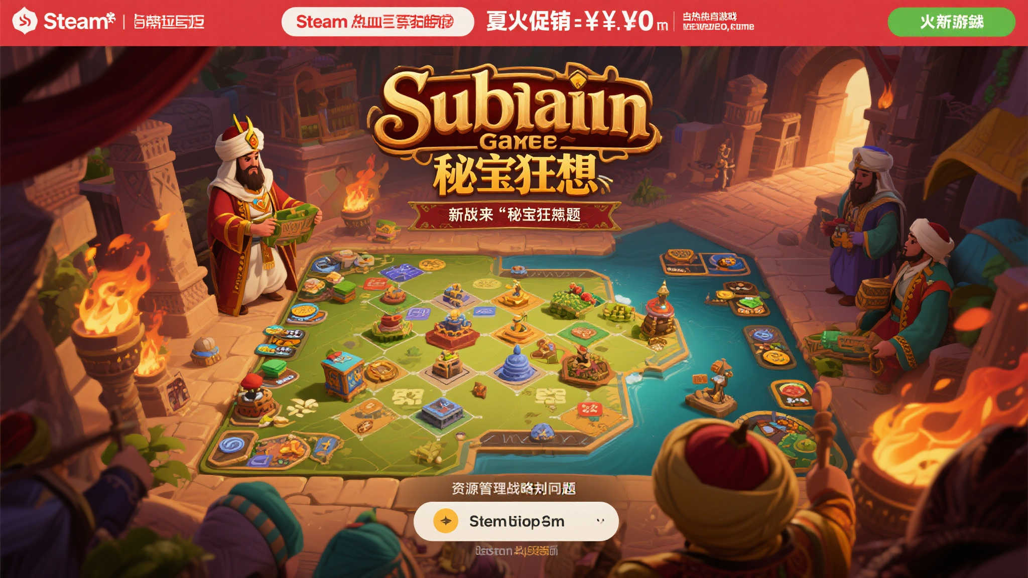 苏丹热潮再起,Steam夏季促销同步上线,全新“秘宝狂想”版本登场! 苏丹热潮再起,Steam夏季促销同步上线,全新“秘宝狂想”版本登场!