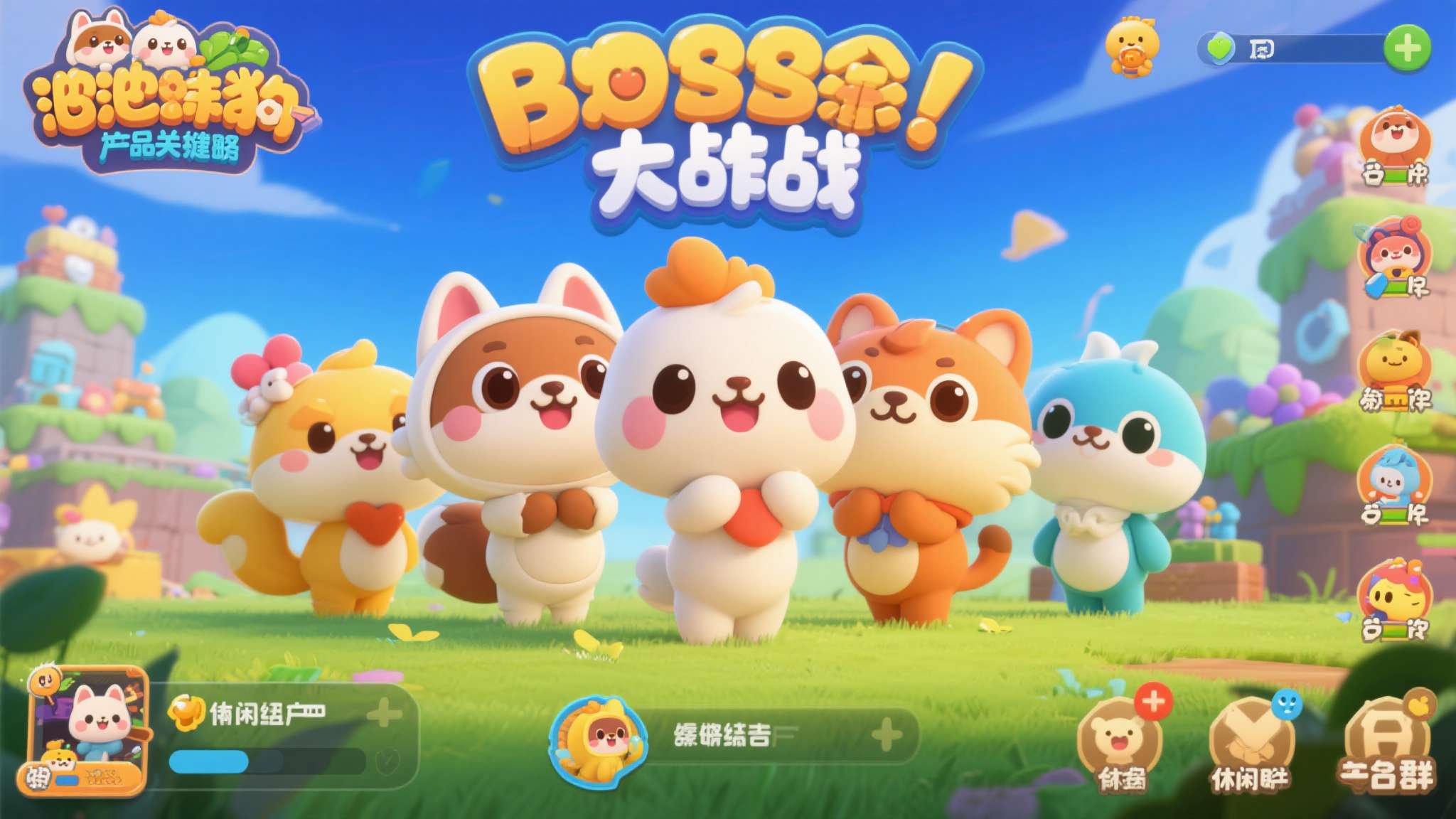 这句话精准道出了《波波萌宠大作战》区别于同类产品的关键——策略深度与萌系外壳的完